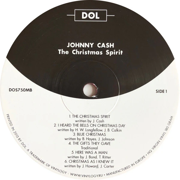 Johnny Cash - The Christmas Spirit (LP, Album, RE, Red) (M / M) - Image 3