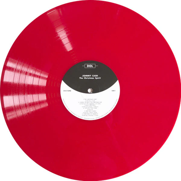 Johnny Cash - The Christmas Spirit (LP, Album, RE, Red) (M / M) - Image 5