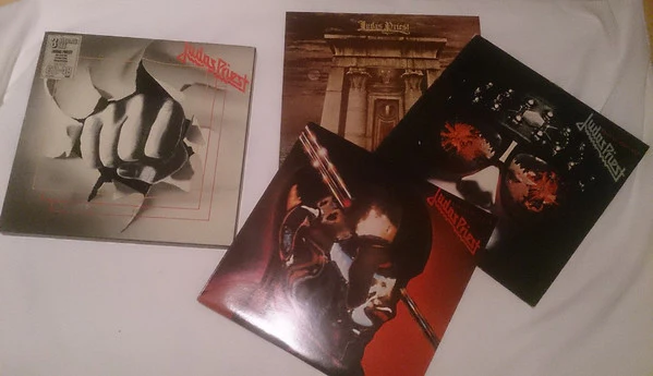 Judas Priest - 3 Record Set (LP, Album, RE + LP, Album, RE + LP, Album, RE + Bo) (VG+ / VG+) - Image 2