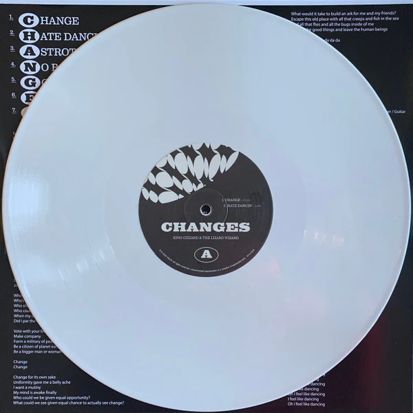 King Gizzard And The Lizard Wizard - Changes (LP, Album, Ltd, Whi) (NM or M- / NM or M-) - Image 5