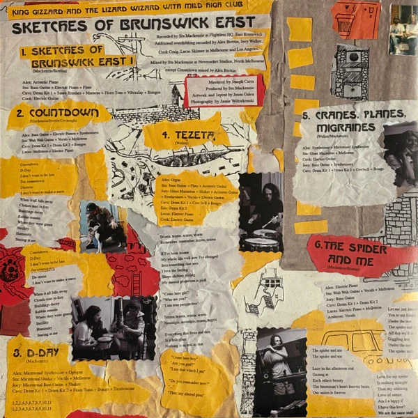 King Gizzard And The Lizard Wizard With Mild High Club - Sketches Of Brunswick East (LP, Album, Bioplastic, M/Print, RE, Bla) (M / M) - Image 3