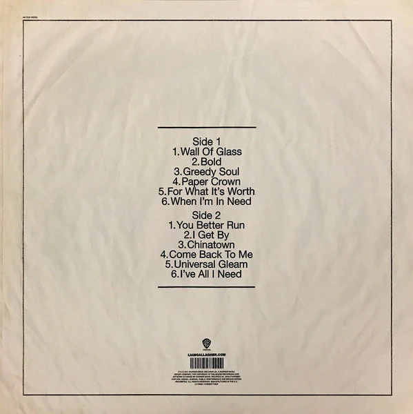Liam Gallagher - As You Were (LP, Album) (M / M) - Image 2