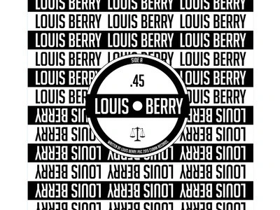 Louis Berry - .45 (7", Etch, Ltd, Num) (VG+ / NM or M-)
