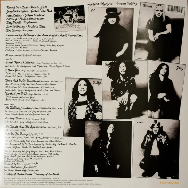 Lynyrd Skynyrd - Second Helping (LP, Album, RE, 180) (M / M) - Image 2