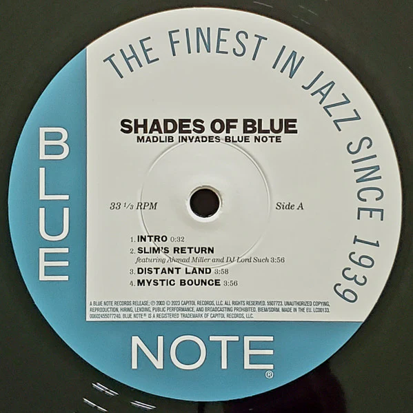 Madlib - Shades Of Blue (Madlib Invades Blue Note) (2xLP, Album, RE, 180) (M / M) - Image 5