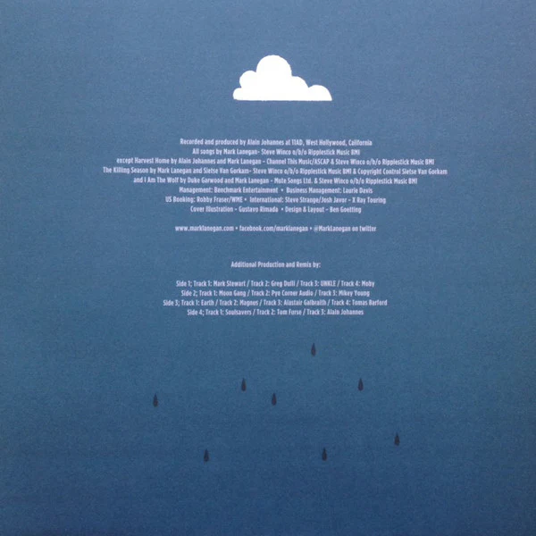 Mark Lanegan Band - A Thousand Miles Of Midnight (Phantom Radio Remixes) (2xLP, Album) (VG+ / VG+) - Image 4