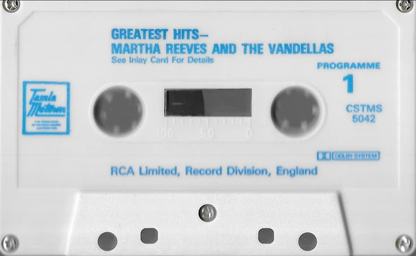 Martha And The Vandellas* - Greatest Hits (Cass, Comp) (VG+ / VG+) - Image 3