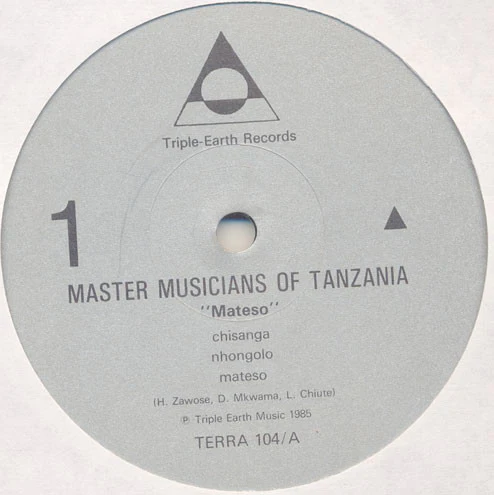 Master Musicians Of Tanzania* - Mateso (LP) (VG+ / VG+) - Image 3