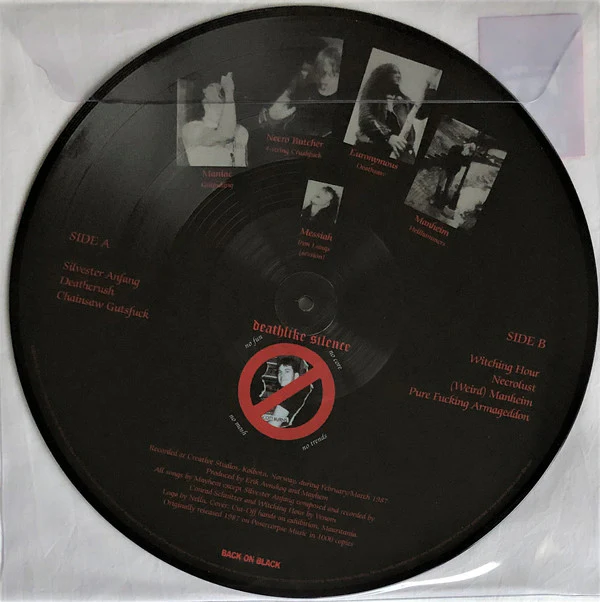 Mayhem - Deathcrush (12", EP, Pic, RE) (M / M) - Image 2