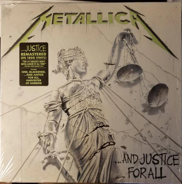Metallica - ...And Justice For All (2xLP, Album, RE, RM, 180) (NM or M- / VG+)