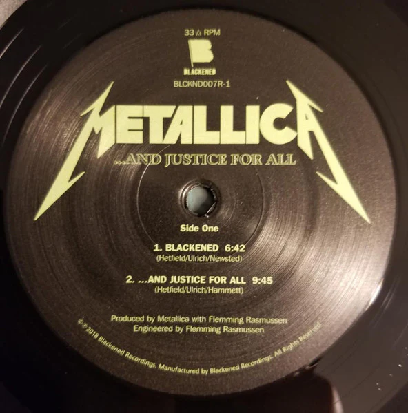 Metallica - ...And Justice For All (2xLP, Album, RE, RM, 180) (NM or M- / VG+) - Image 4