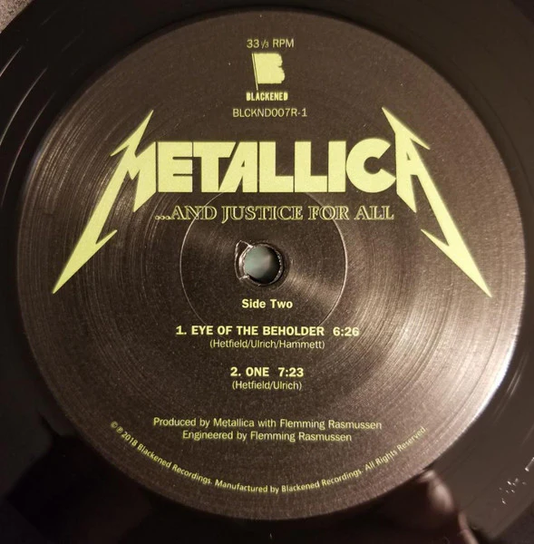 Metallica - ...And Justice For All (2xLP, Album, RE, RM, 180) (NM or M- / VG+) - Image 5
