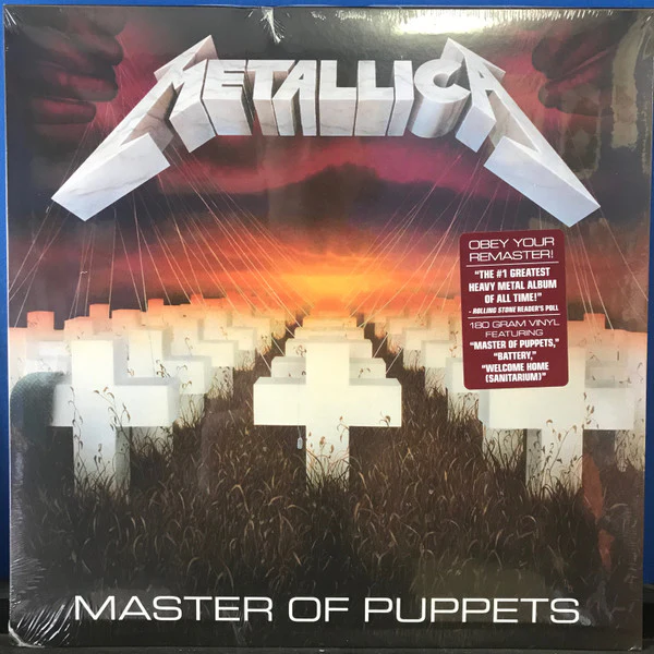 Metallica - Master Of Puppets (LP, Album, RE, RM, 180) (NM or M- / NM or M-)