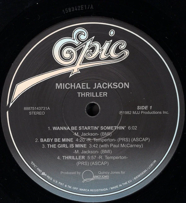 Michael Jackson - Thriller (LP, Album, RE, Gat) (M / M) - Image 4