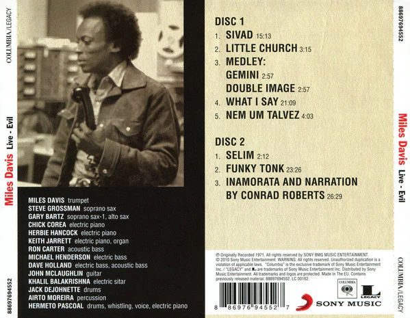 Miles Davis - Live-Evil (2xCD, Album, RE, RM) (M / M) - Image 2
