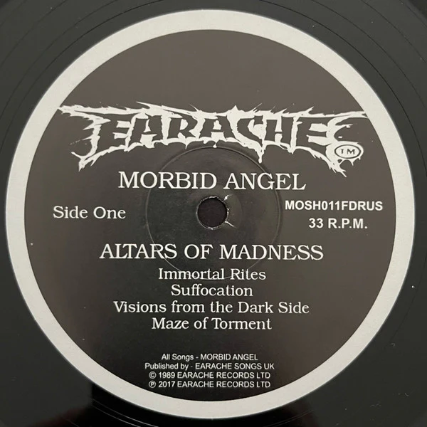 Morbid Angel - Altars Of Madness (LP, Album, RE, RM, Gat) (M / M) - Image 4