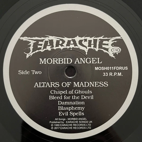 Morbid Angel - Altars Of Madness (LP, Album, RE, RM, Gat) (M / M) - Image 5