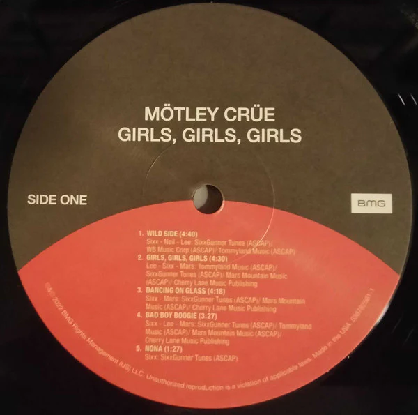 Mötley Crüe - Girls, Girls, Girls (LP, Album, RE, RM, 40t) (M / M) - Image 3