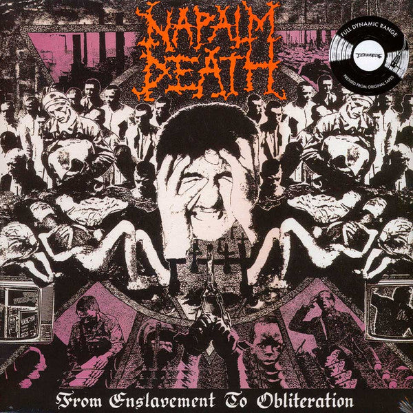 Napalm Death - From Enslavement To Obliteration (LP, Album, RE, RM) (M / M) - Image 2