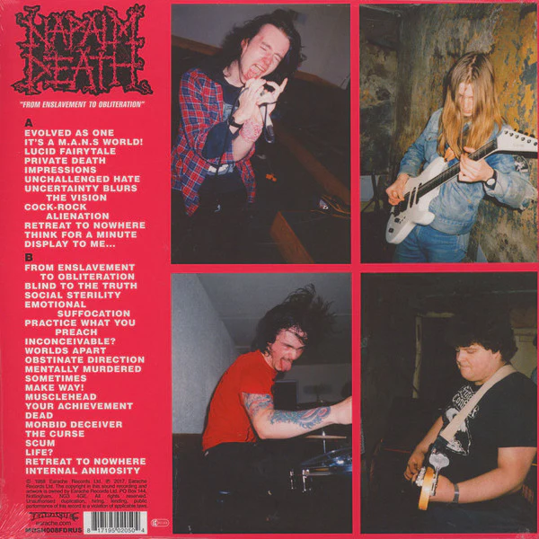 Napalm Death - From Enslavement To Obliteration (LP, Album, RE, RM) (M / M) - Image 3