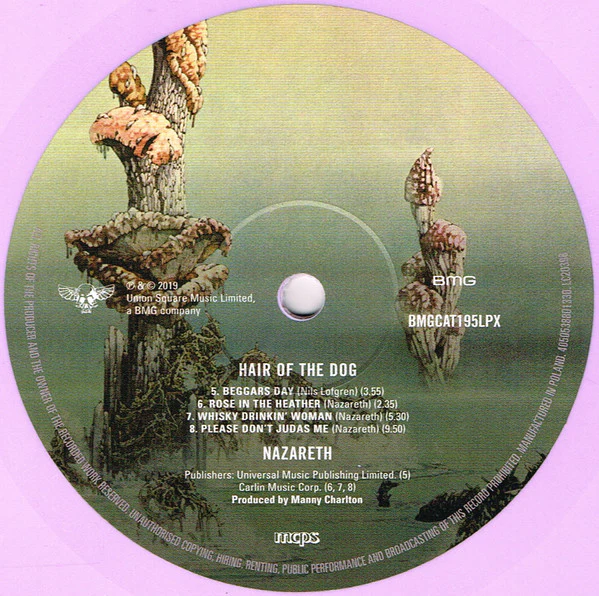 Nazareth - Hair Of The Dog (LP, Album, RM, RP, Pur) (M / M) - Image 4