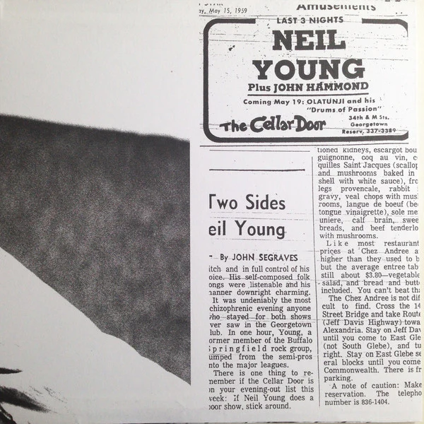 Neil Young - Live At The Cellar Door (LP, Album, 180) (NM or M- / NM or M-) - Image 4