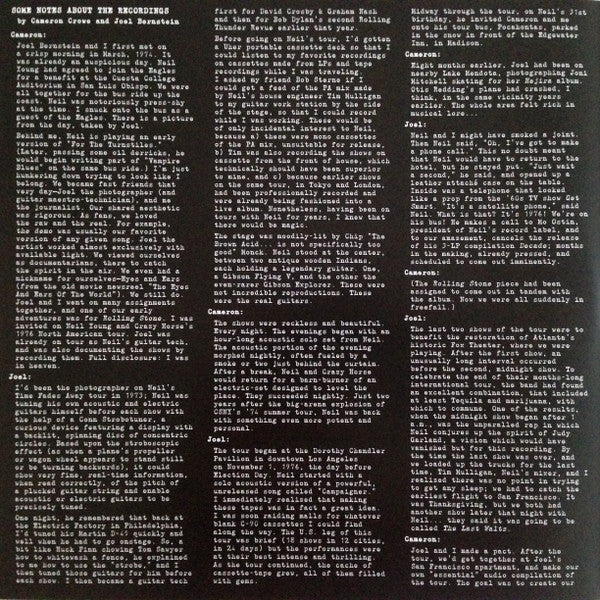 Neil Young - Songs For Judy (2xLP, Album) (VG+ / VG+) - Image 2