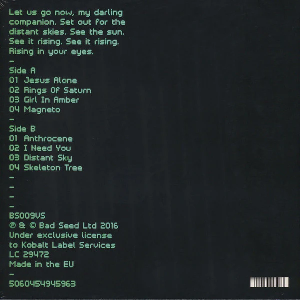 Nick Cave & The Bad Seeds - Skeleton Tree (LP, Album, RE) (NM or M- / VG+) - Image 2