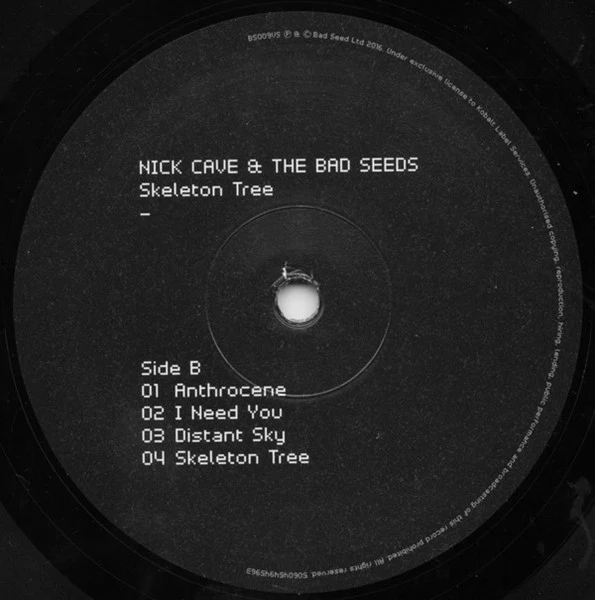 Nick Cave & The Bad Seeds - Skeleton Tree (LP, Album, RE) (NM or M- / VG+) - Image 4