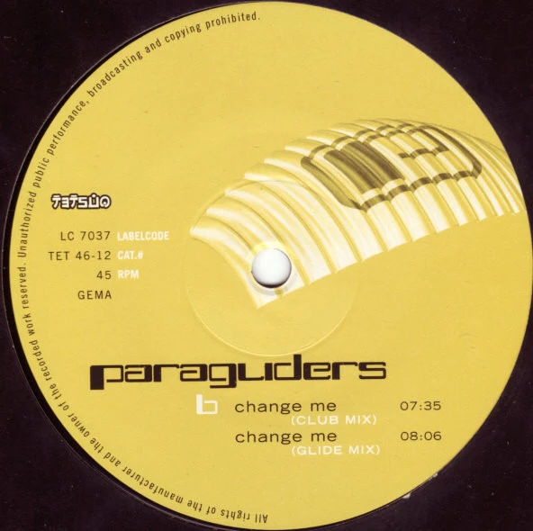 Paragliders - Change Me (12") (VG+ / VG+) - Image 3