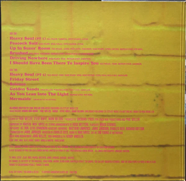 Paul Weller - Heavy Soul (LP, Album, RE) (NM or M- / VG+) - Image 4