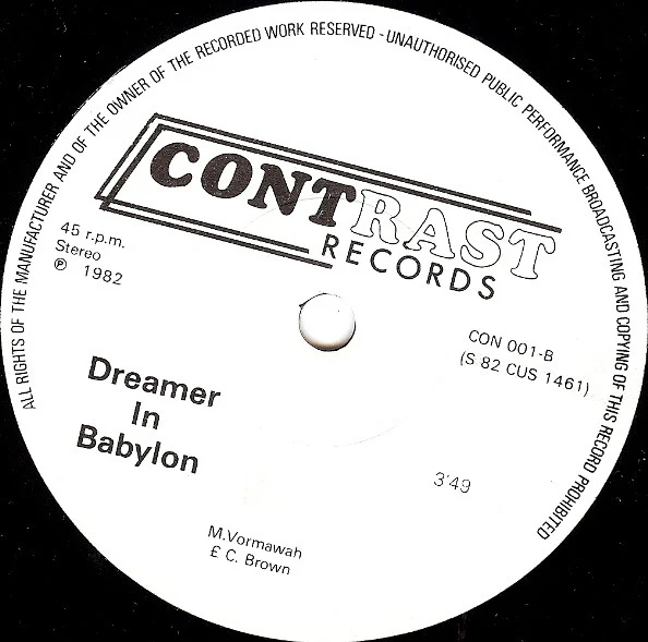 Personal Column - Ignorance Is Bliss? / Dreamer In Babylon (7", Single) (VG+ / VG) - Image 4
