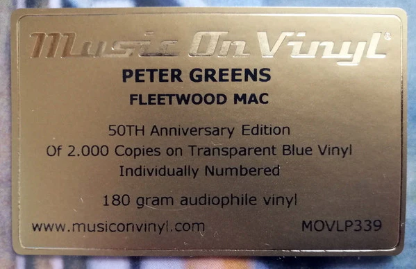Peter Green's Fleetwood Mac* - Peter Green's Fleetwood Mac (LP, Album, Ltd, Num, RE, Blu) (M / M) - Image 5