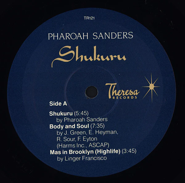 Pharoah Sanders Featuring Leon Thomas - Shukuru (LP, Album) (VG+ / VG+) - Image 3