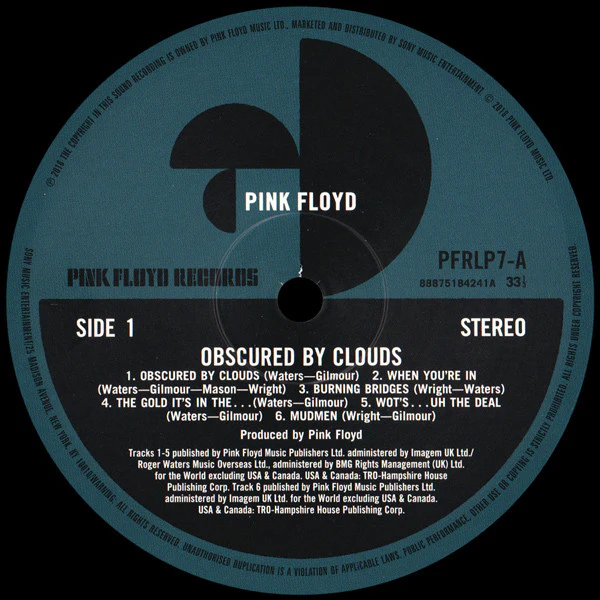 Pink Floyd - Obscured By Clouds (LP, Album, RE, RM, 180) (M / M) - Image 4