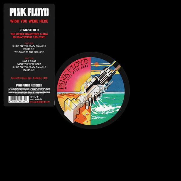 Pink Floyd - Wish You Were Here (LP, Album, RE, RM, RP, 180) (M / M)