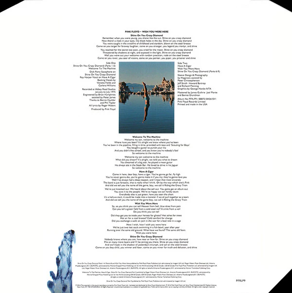 Pink Floyd - Wish You Were Here (LP, Album, RE, RM, RP, 180) (M / M) - Image 5