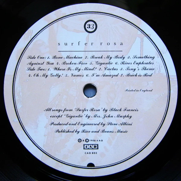 Pixies - Surfer Rosa (LP, Album, RE, 180) (M / M) - Image 4