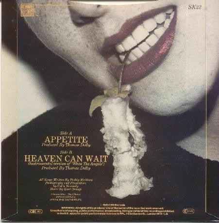 Prefab Sprout - Appetite (7", Single) (VG+ / VG+) - Image 2