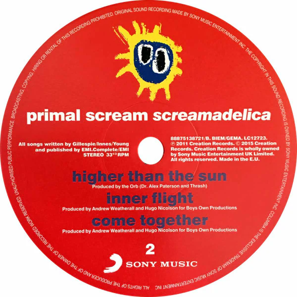 Primal Scream - Screamadelica (2xLP, Album, RE, RM, Gat) (M / M) - Image 5