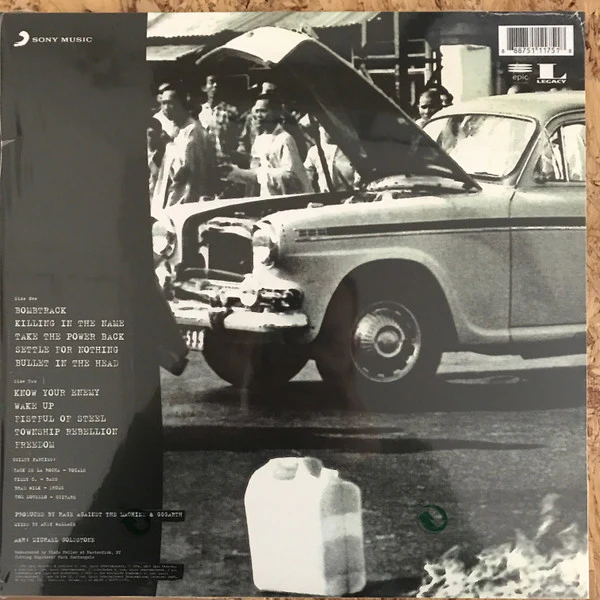 Rage Against The Machine - Rage Against The Machine (LP, Album, RE, RM, 180) (M / M) - Image 2