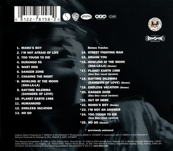 Ramones - Too Tough To Die (CD, Album, RE, RM) (M / M) - Image 2