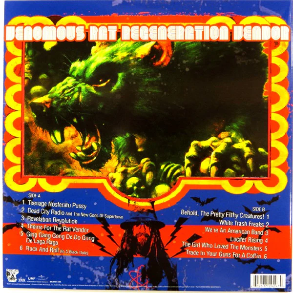 Rob Zombie - Venomous Rat Regeneration Vendor (LP, Album, 180) (VG+ / VG+) - Image 2