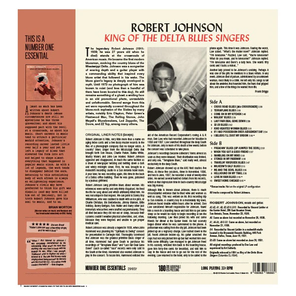 Robert Johnson - King Of The Delta Blues Singers (LP, Ltd) (M / M) - Image 2