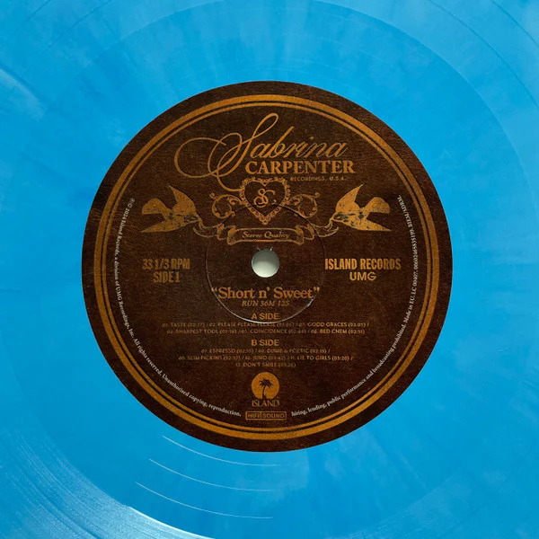 Sabrina Carpenter - Short N' Sweet (LP, Album, Blu) (M / M) - Image 5