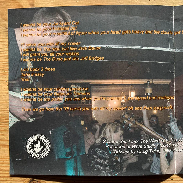 Salt The Snail (2) - Junkyard Cat / Maaate (7", Ltd, 250) (M / M) - Image 3