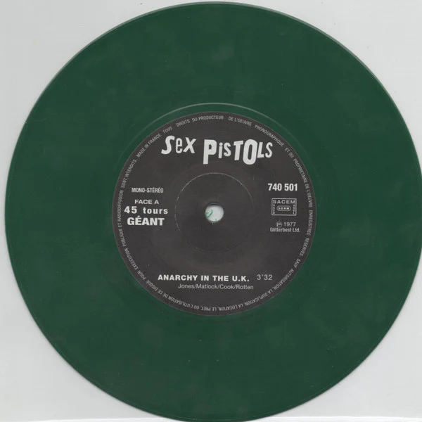 Sex Pistols - Anarchy In The UK (7", RE, Gre) (VG+ / VG+) - Image 5