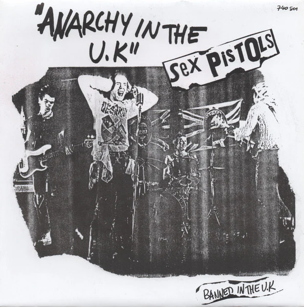 Sex Pistols - Anarchy In The UK (7", RE, Yel) (VG+ / VG+)