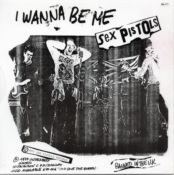 Sex Pistols - Anarchy In The UK (7", RE, Yel) (VG+ / VG+) - Image 2