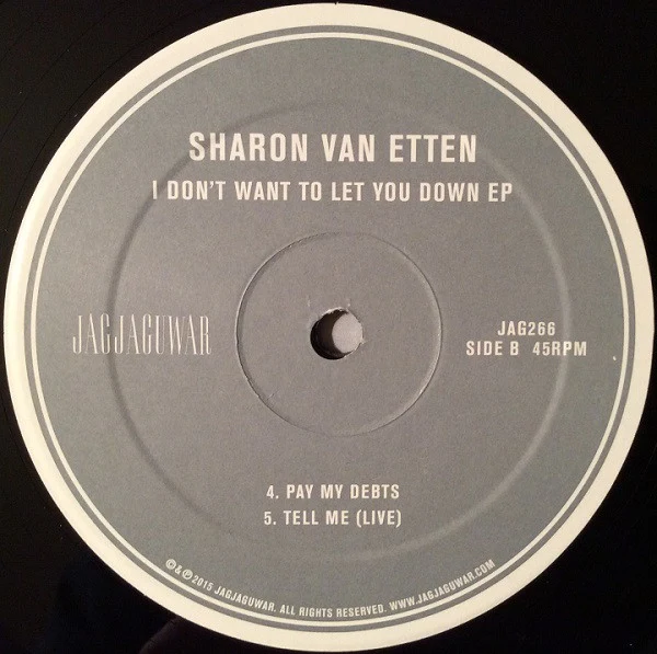 Sharon Van Etten - I Don't Want To Let You Down EP (12", EP) (M / M) - Image 4